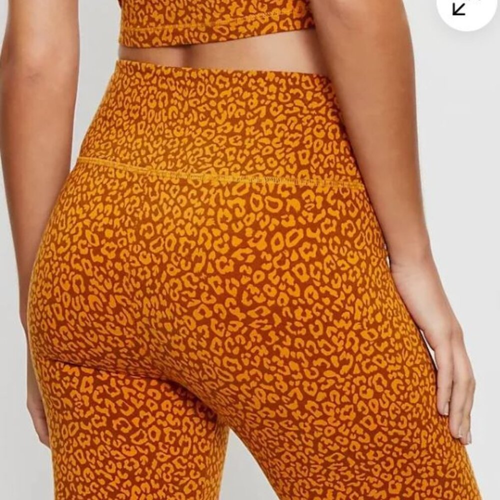 NWT Lou & Grey - LOFT Leopard Print Bike Shorts- Size S